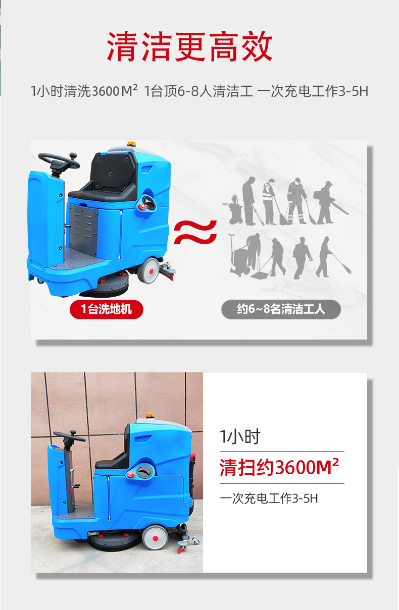 梁平驾驶式洗地机更适合用在高铁站